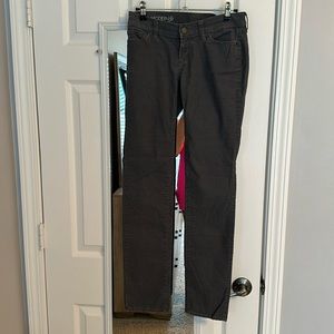 Grey corduroy pants straight leg